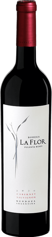 Envio grátis | Vinho tinto Pulenta La Flor I.G. Mendoza Argentina Cabernet Sauvignon 75 cl