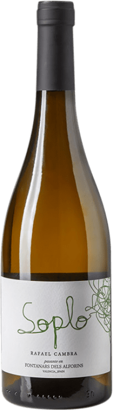 Envoi gratuit | Vin blanc Rafael Cambra Soplo Blanco D.O. Valencia Communauté valencienne Espagne Viura, Malvasía 75 cl