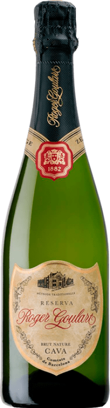 19,95 € Envío gratis | Espumoso Blanco Roger Goulart Brut Nature Reserva D.O. Cava