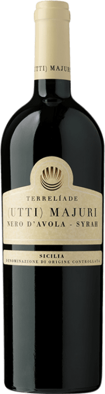 37,95 € Envio grátis | Vinho tinto Terrelíade. Utti Majuri D.O.C. Sicilia