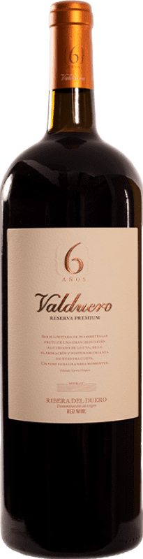 141,95 € Free Shipping | Red wine Valduero Premium Reserve D.O. Ribera del Duero 6 Years Magnum Bottle 1,5 L