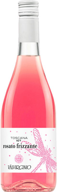 Envío gratis | Espumoso rosado Valvirginio Rosato Frizzante I.G.T. Toscana Italia Sangiovese 75 cl