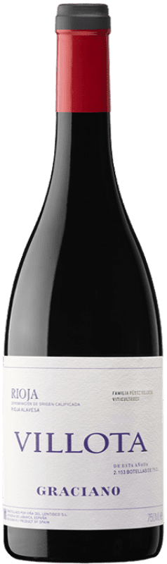 Бесплатная доставка | Красное вино Villota D.O.Ca. Rioja Испания Graciano 75 cl