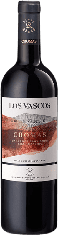 19,95 € | Red wine Los Vascos Cromas Grand Reserve I.G. Valle de Colchagua Chile Syrah, Cabernet Sauvignon, Carmenère 75 cl