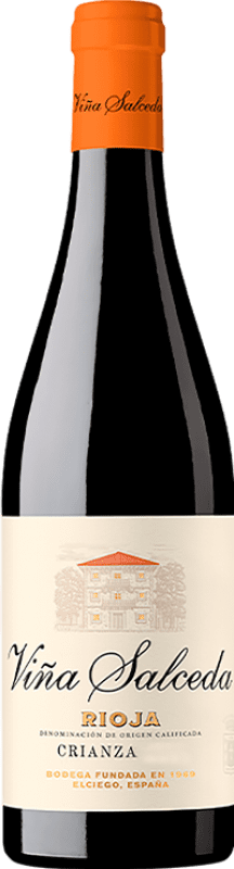 Envio grátis | Vinho Tinto Viña Salceda Crianza D.O.Ca. Rioja Espanha Tempranillo, Garnacha — Grenache 75 cl
