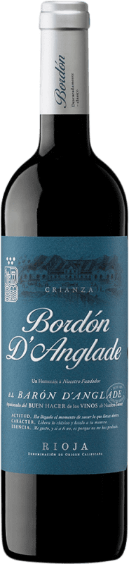 12,95 € | Vino Rosso Bodegas Franco Españolas Bordón d'Anglade D.O.Ca. Rioja La Rioja Spagna 75 cl