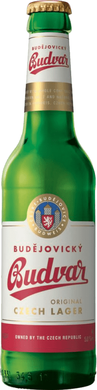 Kostenloser Versand | Bier BrewDog Budvar Original Tschechische Republik Drittel-Liter-Flasche 33 cl