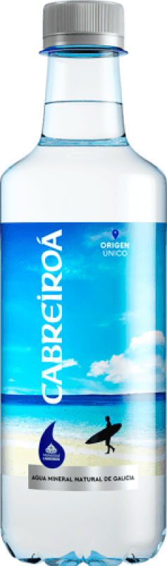 Spedizione Gratuita | Scatola da 24 unità Acqua Cabreiroá PET Galizia Spagna Bottiglia Medium 50 cl