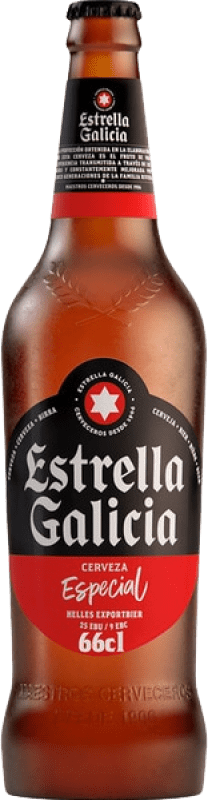 Free Shipping | Beer Estrella Galicia Galicia Spain 65 cl