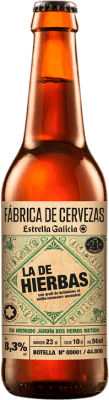 Spedizione Gratuita | Birra Estrella Galicia Galizia Spagna Bottiglia Medium 50 cl Hierbas — Erbe