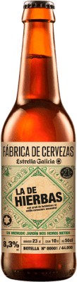 送料無料 | ビール Estrella Galicia Hierbas ガリシア スペイン ボトル Medium 50 cl