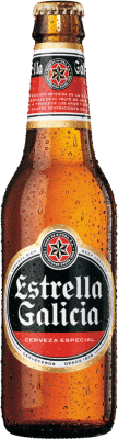 送料無料 | ビール Estrella Galicia ガリシア スペイン 3分の1リットルのボトル 33 cl