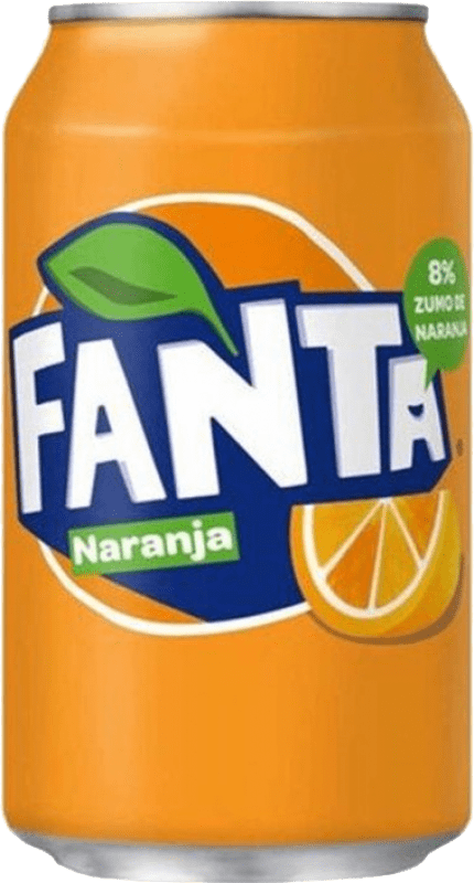 0,95 € Envío gratis | Refrescos Fanta Lata 33 cl Naranja