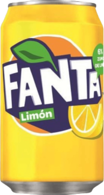 0,95 € Spedizione Gratuita | Bibite Fanta Lattina 33 cl Limón — Limone