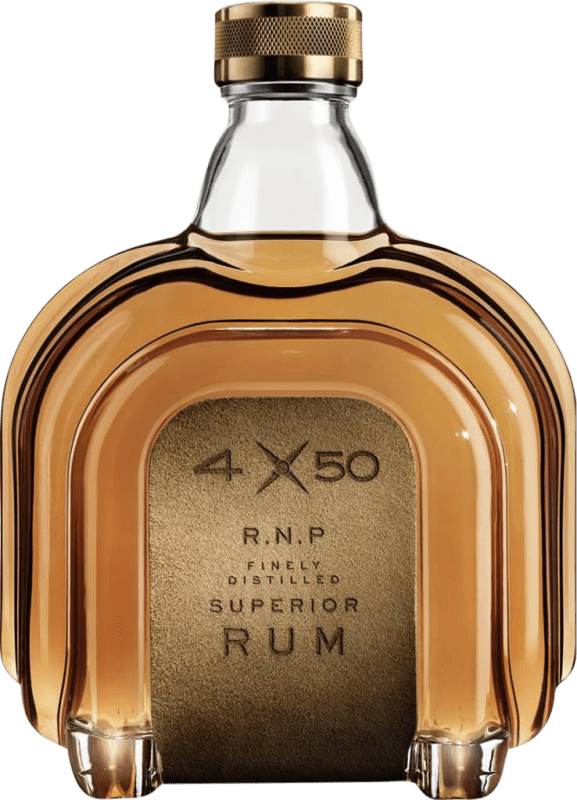 Бесплатная доставка | Ром 4x50. R.N.P. Finely Distilled Superior Rum Австрия 70 cl