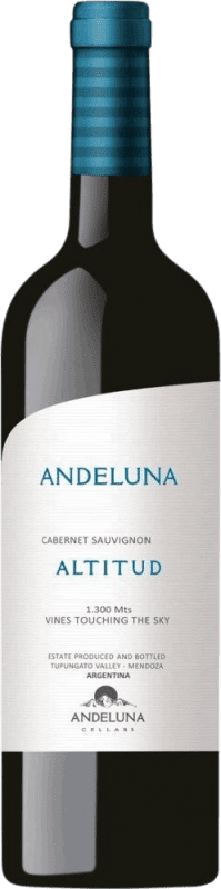 Envio grátis | Vinho tinto Andeluna Altitud I.G. Tupungato Mendoza Argentina Cabernet Sauvignon 75 cl