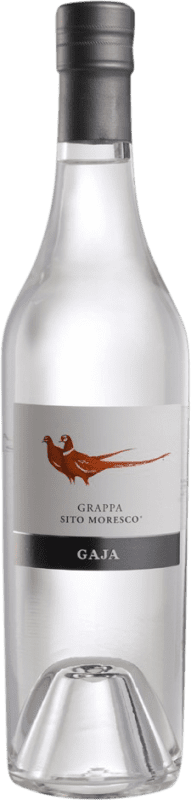 52,95 € Envio grátis | Aguardente Grappa Gaja Sito Moresco Garrafa Medium 50 cl