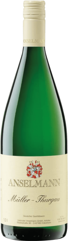 6,95 € | 白ワイン Anselmann ドライ Q.b.A. Pfälz Pfälz ドイツ Müller-Thurgau 1 L