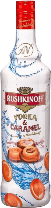 Envio grátis | Licores Antonio Nadal Rushkinoff Vodka & Caramel Ilhas Baleares Espanha 70 cl