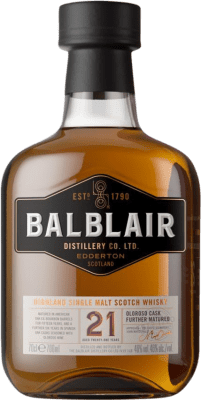 Single Malt Whisky Balblair 21 Ans