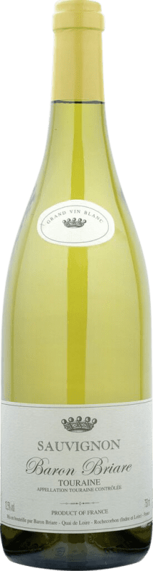 Envío gratis | Vino Blanco Baron Briare A.O.C. Touraine Loire Francia Sauvignon 75 cl