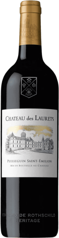 25,95 € | 红酒 Baron Edmond de Rothschild Château des Laurets Puisseguin A.O.C. Saint-Émilion 法国 Merlot, Cabernet Sauvignon 75 cl