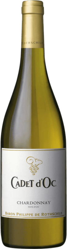 8,95 € | Vino bianco Philippe de Rothschild Cadet d'Oc I.G.P. Vin de Pays d'Oc bordò Francia Chardonnay 75 cl