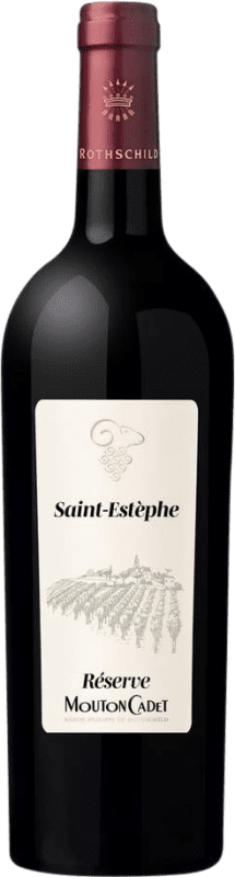 26,95 € | Красное вино Philippe de Rothschild Mouton Cadet Резерв A.O.C. Saint-Estèphe Бордо Франция Cabernet Sauvignon 75 cl