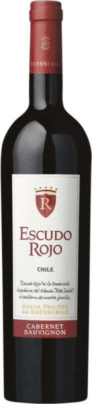 Free Shipping | Red wine Philippe de Rothschild Escudo Rojo I.G. Valle del Maipo Santiago de Chile Chile Cabernet Sauvignon 75 cl