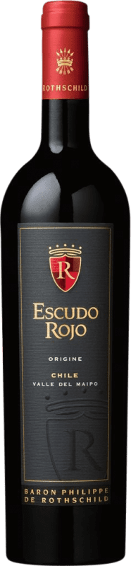 Free Shipping | Red wine Philippe de Rothschild Escudo Rojo Origin I.G. Valle del Maipo Santiago de Chile Chile Cabernet Sauvignon 75 cl