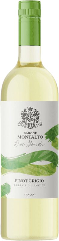 Бесплатная доставка | Белое вино Barone Montalto D.O.C. Sicilia Сицилия Италия Pinot Grey 75 cl