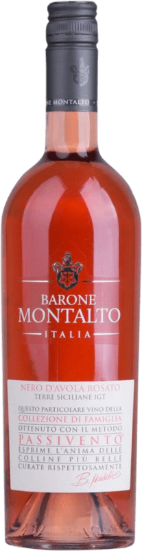 免费送货 | 玫瑰酒 Barone Montalto Collezione Famiglia Passivento Rosato I.G.T. Terre Siciliane 西西里岛 意大利 Nero d'Avola 75 cl