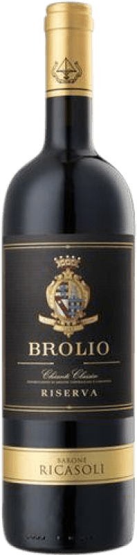 Kostenloser Versand | Rotwein Barone Ricasoli Brolio Reserve D.O.C.G. Chianti Classico Italien Merlot, Cabernet Sauvignon, Sangiovese 75 cl