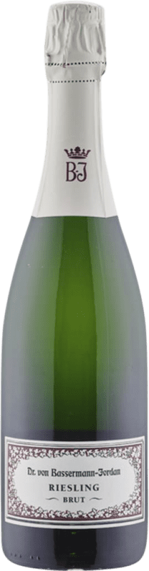 免费送货 | 白起泡酒 Dr. Von Bassermann-Jordan Brut — 起泡酒 干型 Q.b.A. Pfälz 普法尔茨 德国 Riesling — 雷司令 75 cl