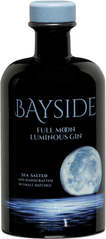 Free Shipping | Gin Bayside. Fullmoon Luminous Gin Germany Medium Bottle 50 cl