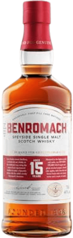 Envoi gratuit | Single Malt Whisky Benromach Ecosse Royaume-Uni 15 Ans 70 cl