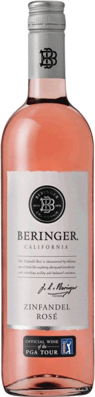 12,95 € | 玫瑰酒 Beringer Classic Rosé I.G. California 加州 美国 Zinfandel 75 cl