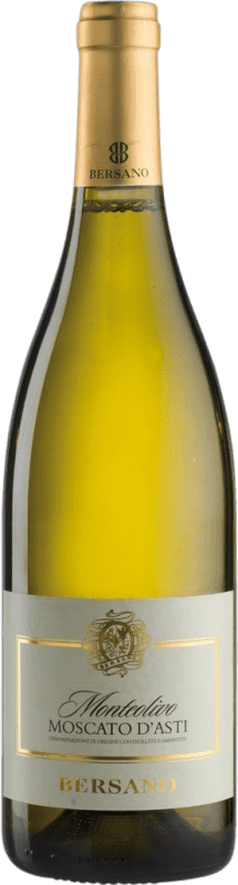 Envío gratis | Vino blanco Bersano Monteolivo D.O.C.G. Moscato d'Asti Piemonte Italia Moscato 75 cl