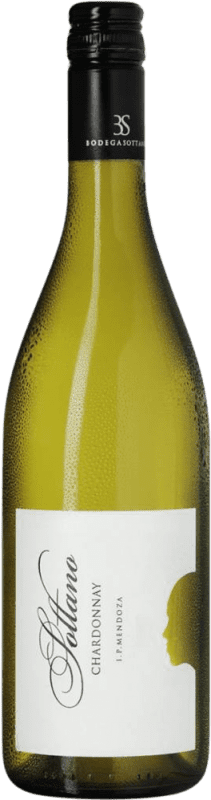 Бесплатная доставка | Белое вино Sottano I.G. Mendoza Мендоса Аргентина Chardonnay 75 cl