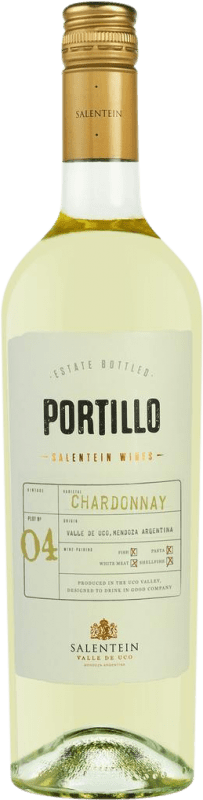 Envio grátis | Vinho branco El Portillo I.G. Valle de Uco Mendoza Argentina Chardonnay 75 cl