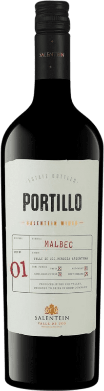 Free Shipping | Red wine El Portillo I.G. Valle de Uco Mendoza Argentina Malbec 75 cl