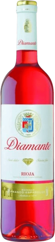 15,95 € 送料無料 | ロゼワイン Bodegas Franco Españolas Diamante Semiseco — やや辛口 D.O.Ca. Rioja
