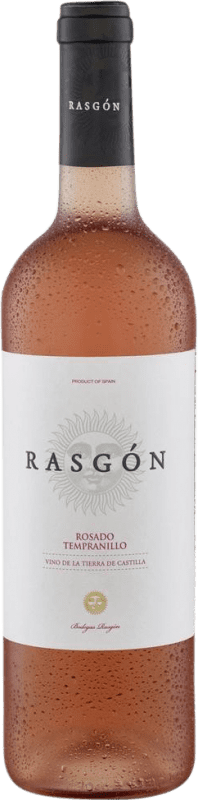 Kostenloser Versand | Rosé-Wein Rasgón Rasgón Rosado D.O. La Mancha Kastilien-La Mancha Spanien Tempranillo 75 cl