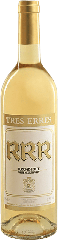 Envio grátis | Vinho branco Ramón Roqueta RRR Tres Erres Blanco Semi-seco Semi-doce Catalunha Espanha 75 cl