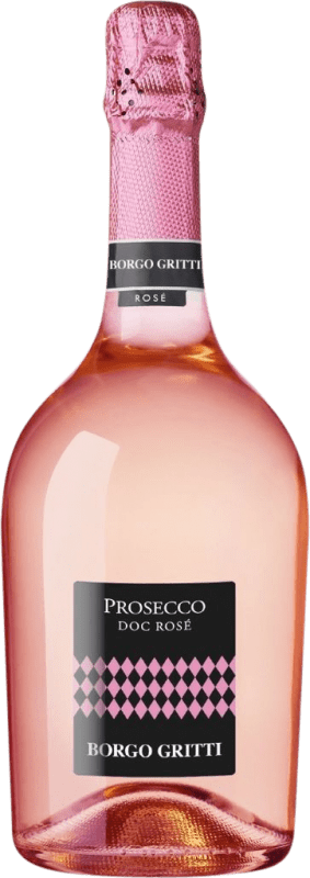 免费送货 | 玫瑰气泡酒 Borgo Molino Rosé Extra Dry 额外的干燥 D.O.C. Prosecco 弗留利 - 威尼斯朱利亚 意大利 Nebbiolo, Glera 75 cl