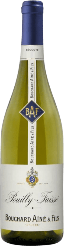 Free Shipping | White wine Bouchard Ainé Grand Vin A.O.C. Pouilly-Fuissé Burgundy France Chardonnay 75 cl