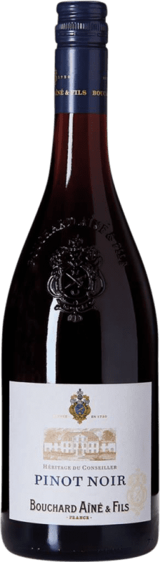 Free Shipping | Red wine Bouchard Ainé Héritage du Conseiller I.G.P. Vin de Pays d'Oc Bordeaux France Pinot Black 75 cl