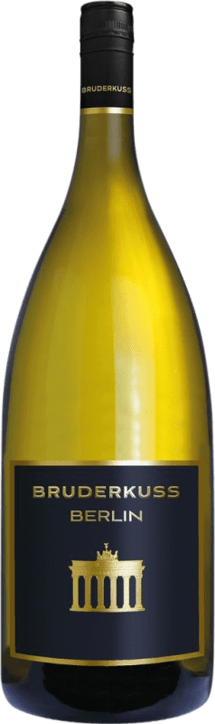 送料無料 | 白ワイン Bruderkuss Cuvée Q.b.A. Pfälz Pfälz ドイツ Riesling — リースリング, Pinot Gris — ピノ・グリ, Pinot Blanc — ピノ・ブラン, Müller-Thurgau — ミュラートゥルガウ マグナムボトル 1,5 L