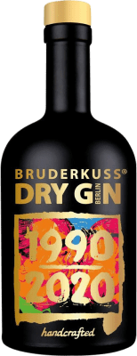 Бесплатная доставка | Джин Bruderkuss 30 Jahre Deutsche Einheit Gin Пфальце Германия бутылка Medium 50 cl