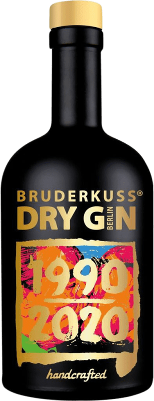 99,95 € Бесплатная доставка | Джин Bruderkuss 30 Jahre Deutsche Einheit Gin бутылка Medium 50 cl